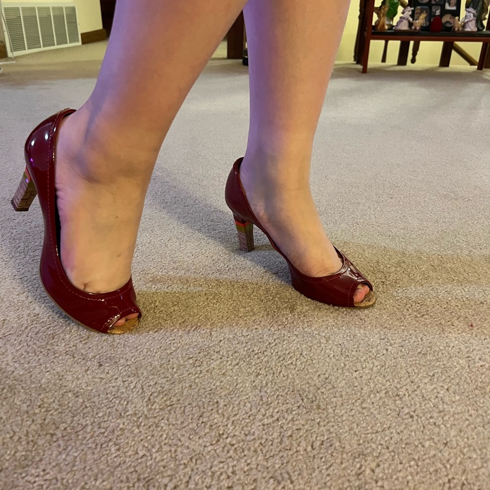 Celine Pumps Patent Leather in Red color - Picture 16 of 16